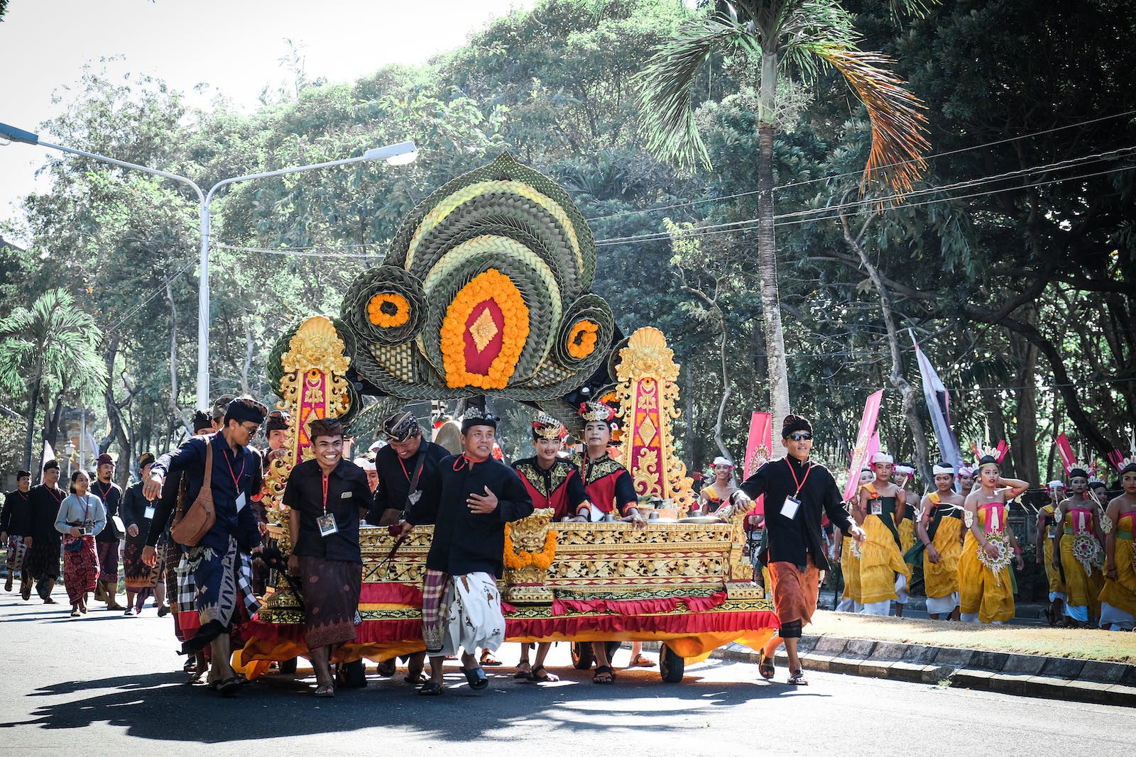 People In A Parade